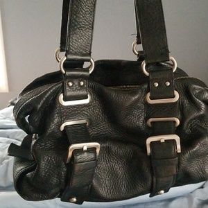 Kenneth Cole black leather tote, excellent conditi